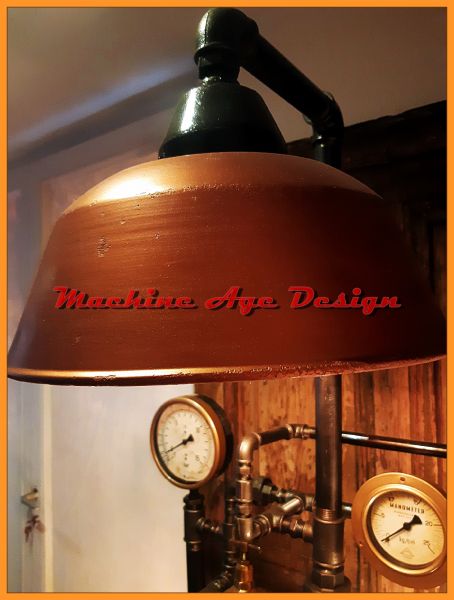 steampunk ,  tűzoltó tűzcsap ,  design lámpa , sziréna , ipari lakberendezés , machine age