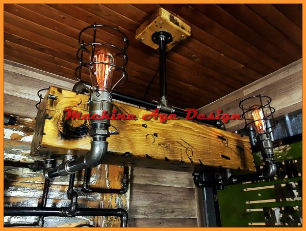 machine age , steampunk lámpa 4 gyertyás